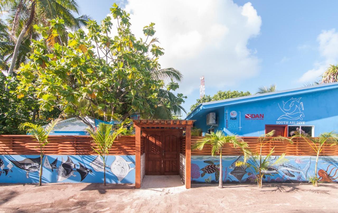 Hotel South Ari Dive Center Dhangethi Exterior foto